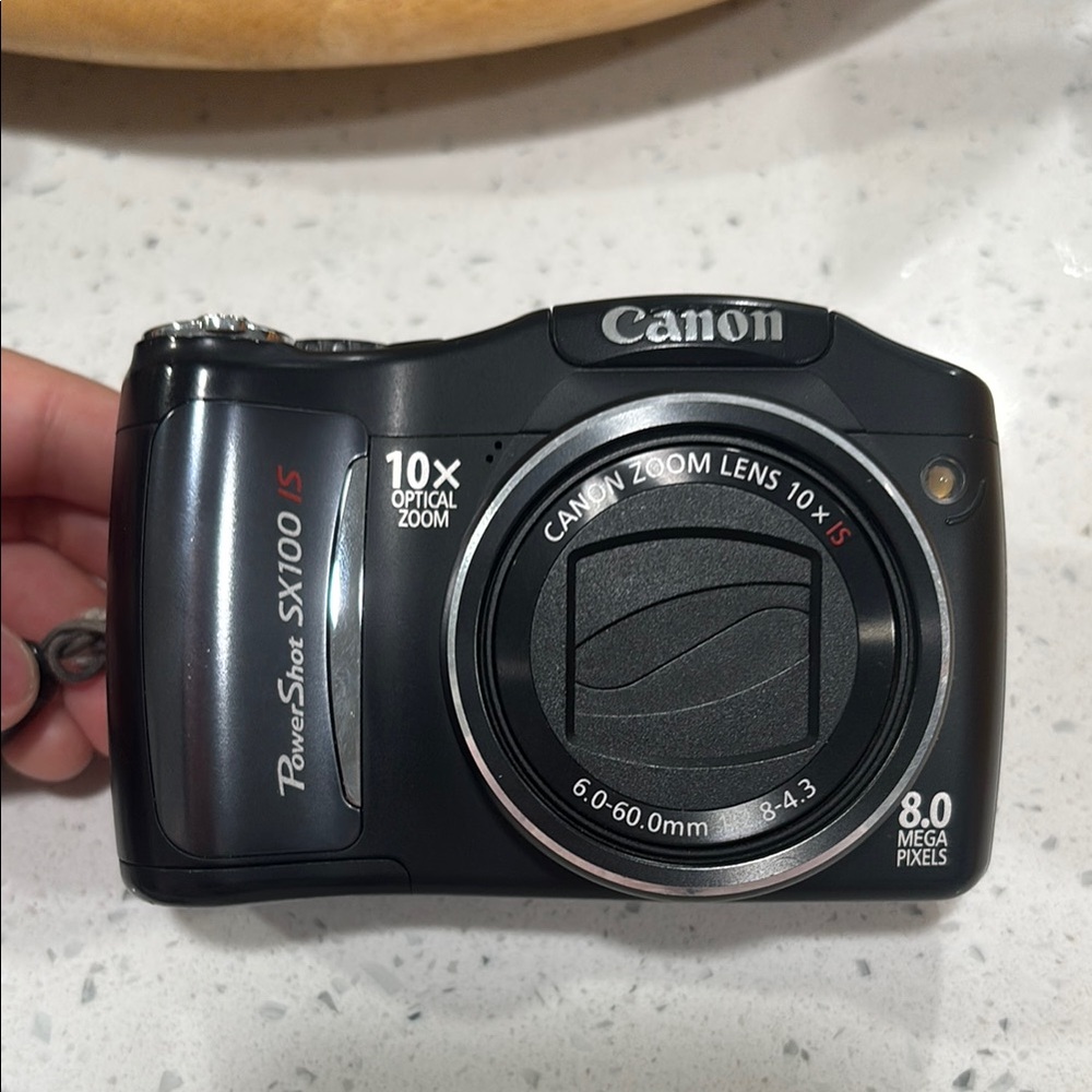 Canon PowerShot SX100 IS Black Digital Camera